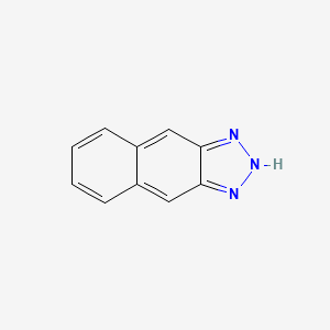 molecular formula C10H7N3 B1213296 1H-萘(2,3-d)三唑 CAS No. 269-12-5