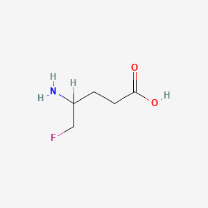 molecular formula C5H10FNO2 B1213297 4-Amino-5-fluoropentanoic acid CAS No. 70960-97-3
