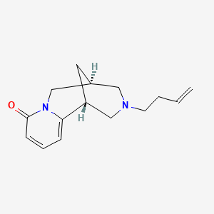 molecular formula C15H20N2O B1213302 菱叶碱 CAS No. 529-78-2
