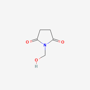 molecular formula C5H7NO3 B1213305 N-Hydroxymethylsuccinimide CAS No. 5146-68-9