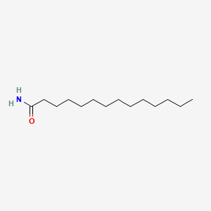 molecular formula C14H29NO B1213311 Myristic amide CAS No. 638-58-4