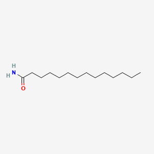 molecular formula C14H29NO B1213311 Tetradecanamide CAS No. 638-58-4