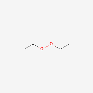 molecular formula C4H10O2 B1213312 Diethyl peroxide CAS No. 628-37-5