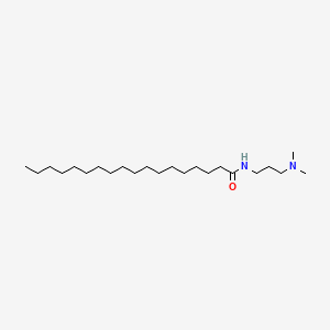 B1213314 Octadecanamide, N-[3-(dimethylamino)propyl]- CAS No. 7651-02-7