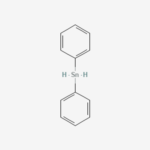 molecular formula C12H12Sn B1213317 Diphenylstannane 