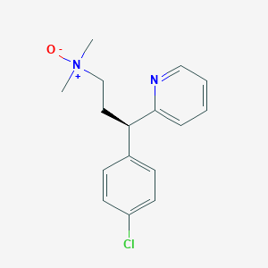 2-Pyridinepropanamine, gamma-(4-chlorophenyl)-N,N-dimethyl-, N-oxide, (R)-