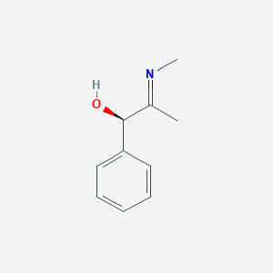 molecular formula C10H13NO B1213324 (R)-2-Methylimino-1-phenylpropan-1-ol 