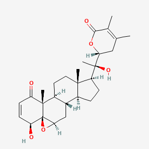 molecular formula C28H38O6 B1213326 茄内酯 D CAS No. 30655-48-2