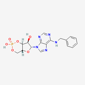 molecular formula C17H18N5O6P B1213327 N6 benzyl-cAMP CAS No. 32115-08-5