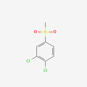 molecular formula C7H6Cl2O2S B1213328 1,2-Dichloro-4-(methylsulfonyl)benzene CAS No. 38452-47-0