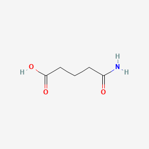 molecular formula C5H9NO3 B1213335 Glutaramic acid CAS No. 25335-74-4