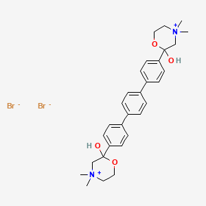 molecular formula C30H38Br2N2O4 B1213336 4-Terphenylhemicholinium 3 CAS No. 29605-98-9