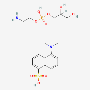 molecular formula C17H27N2O9PS B1213337 Dansyl sn-glycero-3-phosphoethanolamine CAS No. 37219-74-2