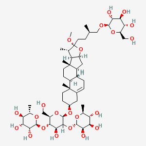 molecular formula C52H86O22 B1213338 Methyl protodioscin 