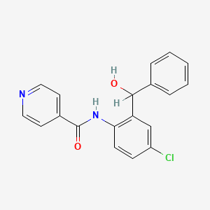 molecular formula C19H15ClN2O2 B1213340 Inabenfide CAS No. 82211-24-3