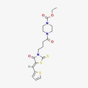 molecular formula C19H23N3O4S3 B12133465 C19H23N3O4S3 