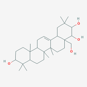 molecular formula C30H50O4 B1213349 16-Deoxybarringtogenol C 