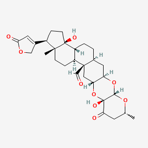 molecular formula C29H38O9 B1213358 Uscharidin CAS No. 24321-47-9