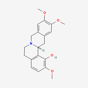 molecular formula C20H23NO4 B1213360 Caseadine CAS No. 34413-12-2