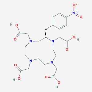 molecular formula C23H33N5O10 B1213362 p-NO2-Bn-DOTA 
