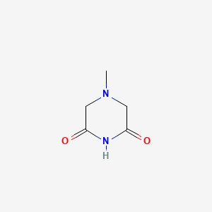 molecular formula C5H8N2O2 B1213392 4-Methylpiperazine-2,6-dione CAS No. 60725-35-1