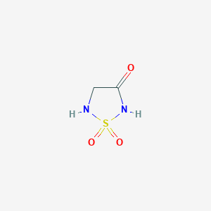 molecular formula C2H4N2O3S B1213393 1,2,5-Thiadiazolidin-3-one 1,1-dioxide 