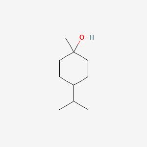 molecular formula C10H20O B1213395 Cyclohexanol, 1-methyl-4-(1-methylethyl)- CAS No. 1321-90-0