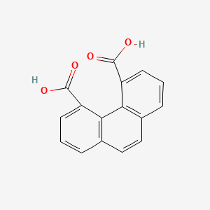 molecular formula C16H10O4 B1213404 Phenanthrene-4,5-dicarboxylic acid CAS No. 5462-82-8