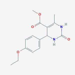 molecular formula C15H18N2O4 B12134097 Methyl 4-(4-ethoxyphenyl)-6-methyl-2-oxo-1,2,3,4-tetrahydropyrimidine-5-carboxylate 