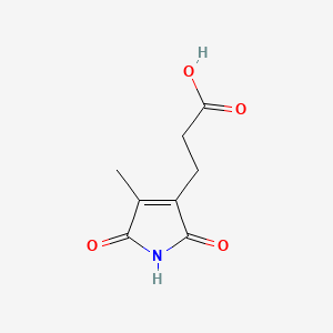 molecular formula C8H9NO4 B1213417 Hematinic acid CAS No. 487-65-0
