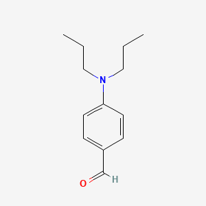 molecular formula C13H19NO B1213418 4-(dipropylamino)benzaldehyde CAS No. 613-28-5