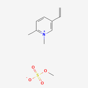 molecular formula C10H15NO4S B1213435 1,2-Dimethyl-5-vinylpyridinium methyl sulfate CAS No. 6920-97-4