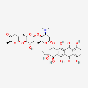 molecular formula C40H51NO16 B1213461 beta-Isorhodomycinone CAS No. 80930-57-0