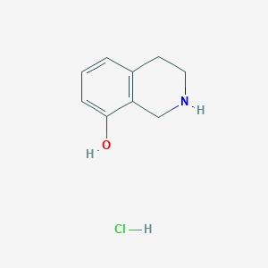 molecular formula C9H12ClNO B121347 1,2,3,4-Tetrahydroisoquinolin-8-ol hydrochloride CAS No. 32999-38-5