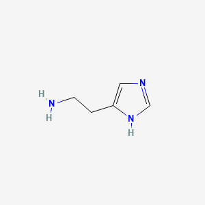 molecular formula C5H9N3 B1213489 Histamine CAS No. 51-45-6