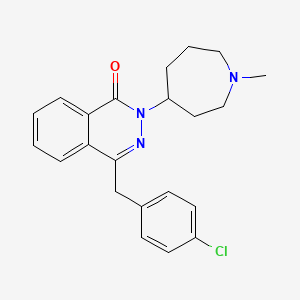 molecular formula C22H25Cl2N3O B1213491 Azelastine Hydrochloride CAS No. 58581-89-8