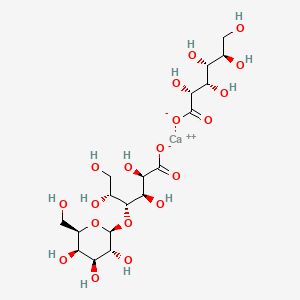 molecular formula C18H32CaO19 B1213495 Calcium glubionate anhydrous CAS No. 97635-31-9