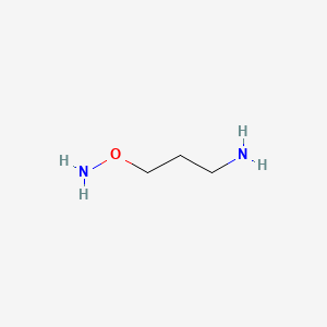 molecular formula C3H10N2O B1213496 1-Aminooxy-3-aminopropane CAS No. 98532-00-4