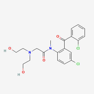 molecular formula C20H22Cl2N2O4 B1213505 Dulozafone CAS No. 75616-02-3