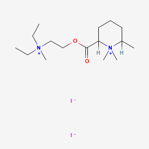 molecular formula C16H34I2N2O2 B1213507 Dicolinium iodide CAS No. 382-82-1