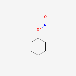 molecular formula C6H11NO2 B1213539 Cyclohexyl nitrite CAS No. 5156-40-1