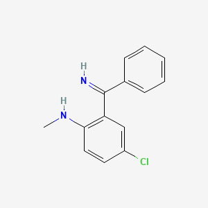 2-(Methylamino)-5-chlorobenzophenone imine
