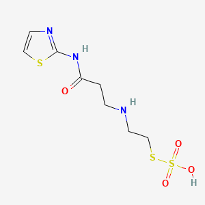S-2-((2-Thiazolylcarbamoyl)ethyl)aminoethyl hydrogen thiosulfate