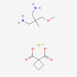 Cyclobutane-1,1-dicarboxylate;2-(methoxymethyl)-2-methylpropane-1,3-diamine;platinum(2+)