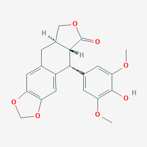 molecular formula C21H20O7 B121358 4'-Demethyldeoxypodophyllotoxin CAS No. 3590-93-0