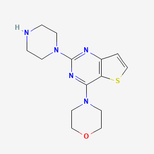 4-Morpholino-2-piperazinothieno(3,2-D)pyrimidine dihydrochloride