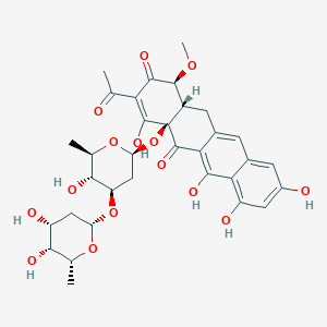 molecular formula C33H38O15 B1213597 Premithramycin A2' 