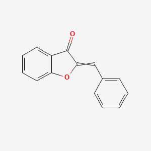 molecular formula C15H10O2 B1213603 Benzylidenebenzofuran-3(2h)-one 