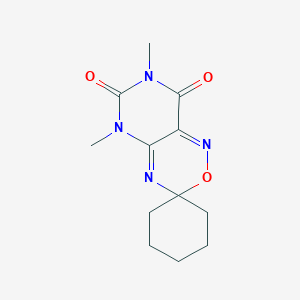 5',7'-Dimethylspiro[cyclohexane-1,3'-pyrimido[5,4-c][1,2,5]oxadiazine]-6',8'-dione