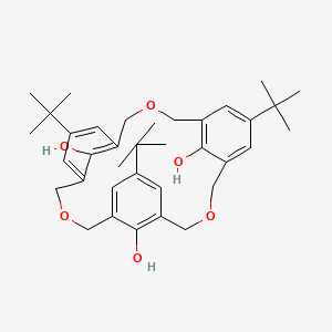 molecular formula C36H48O6 B1213611 Hexahomotrioxacalix[3]arene 